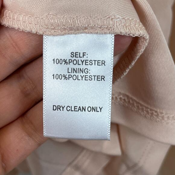 Lulus World on a String Dress Womens Medium Pink Lace-Up Maxi Short Sleeve - Picture 9 of 16